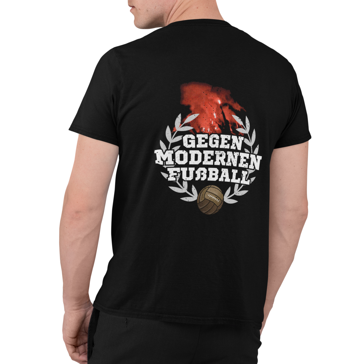 Gegen Modernen Fußball Backprint | Shirt