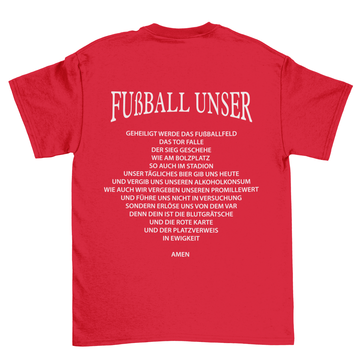 Fußball Unser Backprint | Shirt