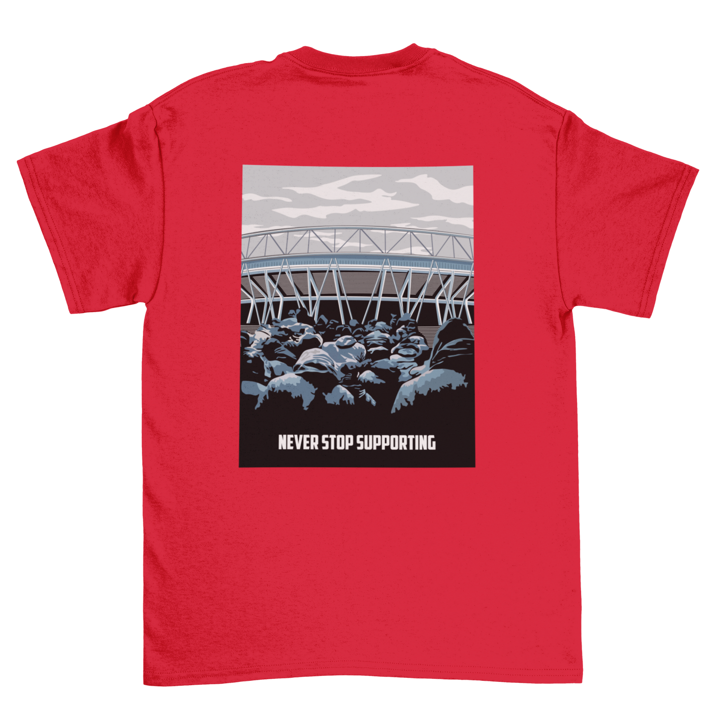 Never stop supporting | Shirt