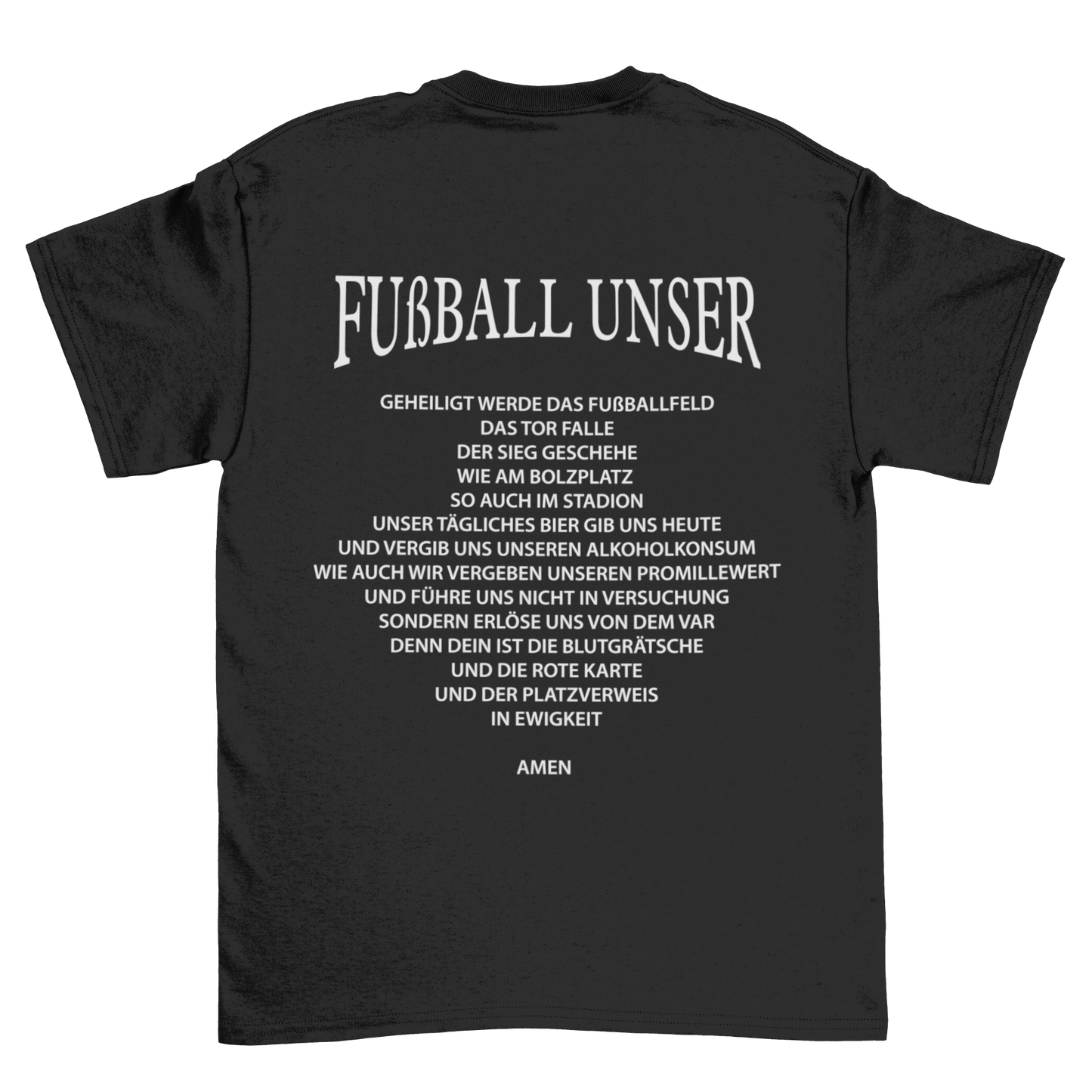 Fußball Unser Backprint | Shirt