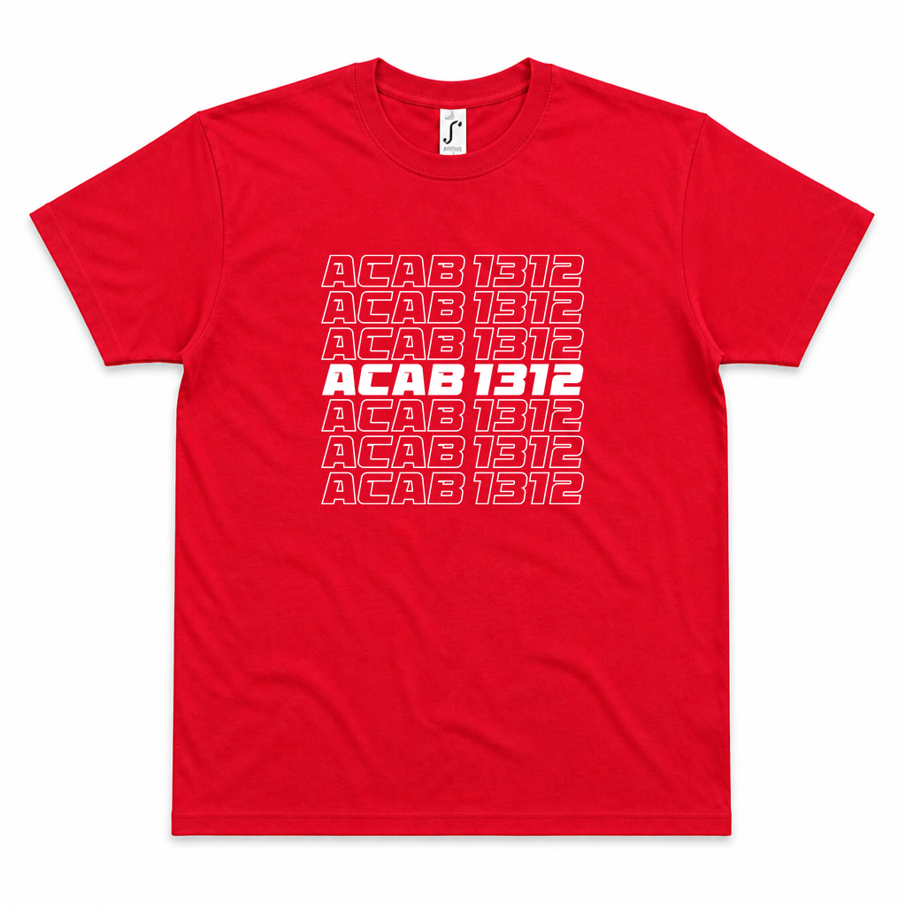 1312 monochrom | Shirt — Rot