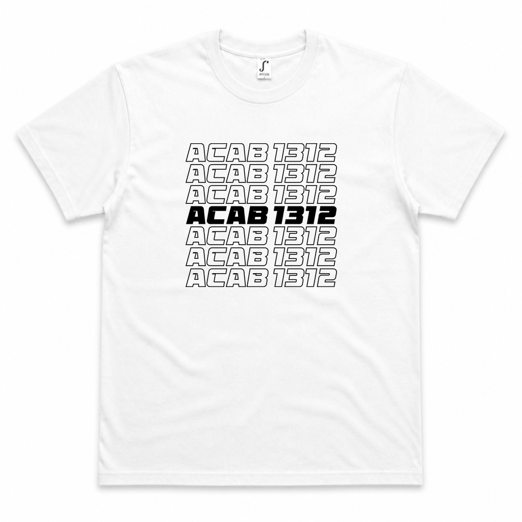 1312 monochrom | Shirt — Weiß